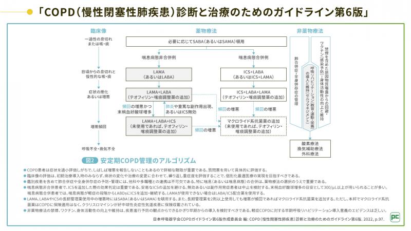 安定期の管理―安定期COPD管理のアルゴリズムー