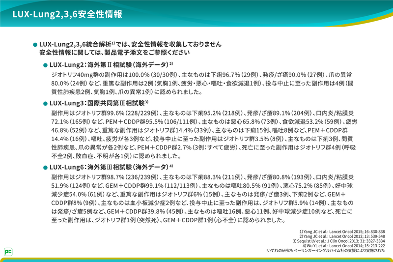 Uncommon mutationに対するジオトリフのリアルワールドデータとしてUpSwinG研究 コホート1などがありますが、結果をどのようにご覧になっていますか？